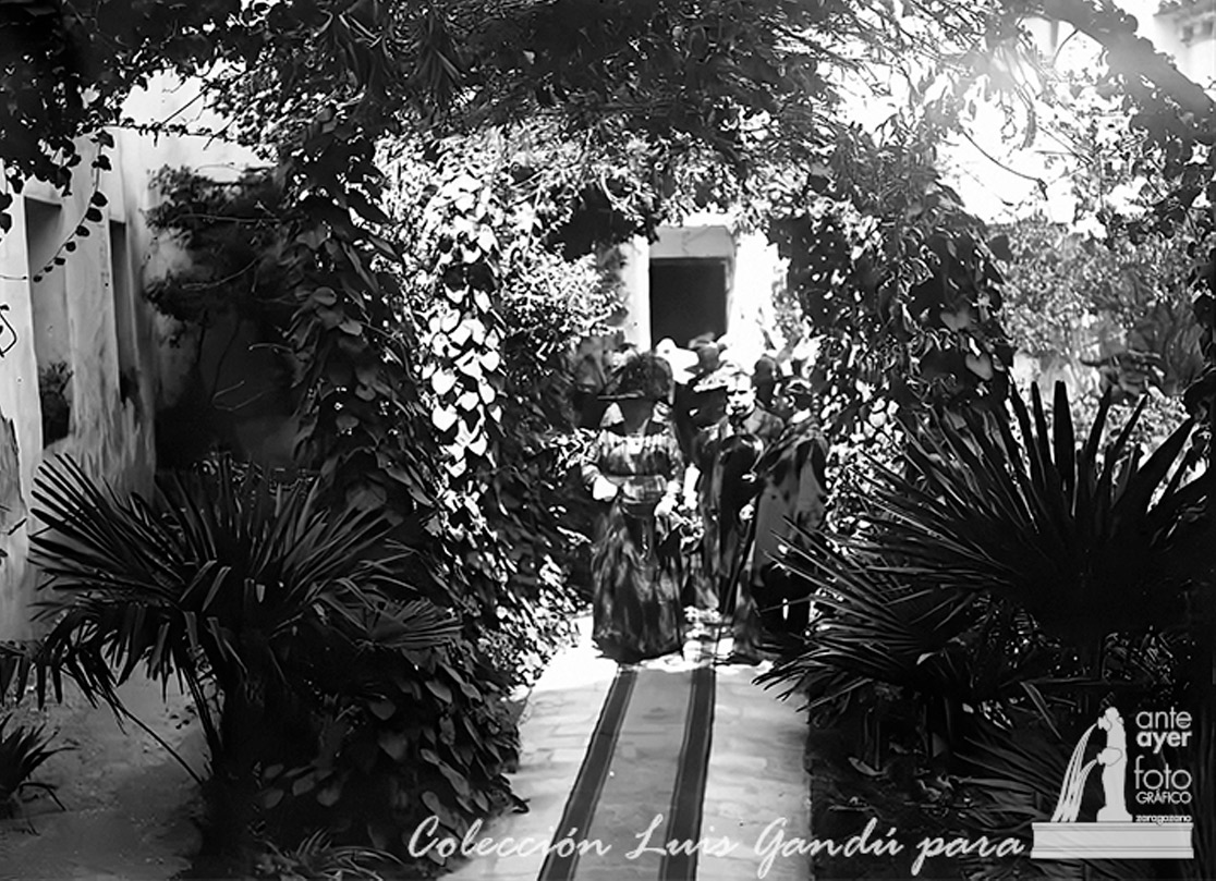 La infanta visita la casa de campo situada en el barrio de Casablanca donde veraneaban los asilados de Santo Dominguito de Val