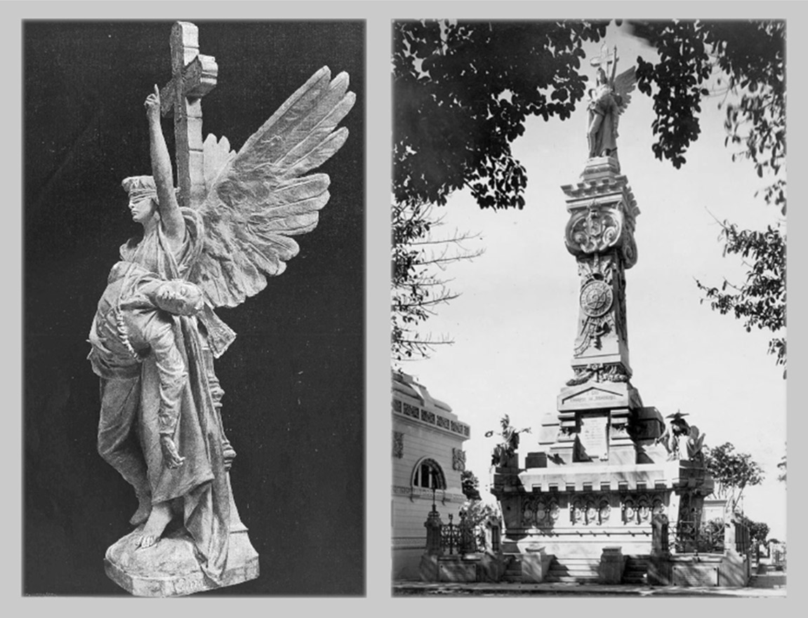 Detalle del Monumento en honor de las víctimas de la catástrofe del 17 de mayo de 1890