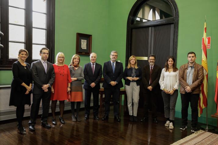  FIRMA DE CONVENIO DE FUNDACIÓN IBERCAJA Y FUNDACIÓN  CON LA UNIVERSIDAD DE ZARAGOZA