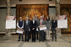 ACTO DE ENTREGA DE LOS FONDOS RECAUDADOS PARA HAITÍ, EN IBERCAJA PATIO DE LA INFANTA