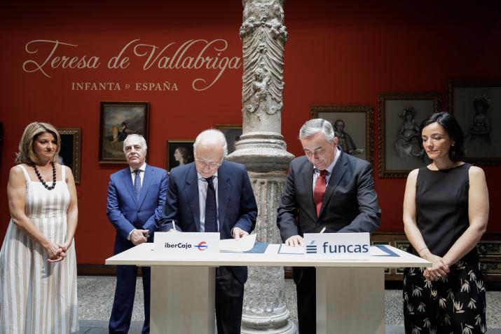 FIRMA CONVENIO IBERCAJA Y FUNCAS PARA EL PROGRAMA FUNCAS EDUCA 2019 2020