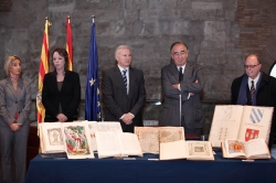FIRMA DE CONVENIO CON LAS CORTES DE ARAGÓN PARA POTENCIAR LA DIFUSIÓN DEL FONDO DOCUMENTAL