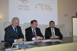 IBERCAJA COLABORA CON LA FUNDACIÓN CAMPO DE DAROCA