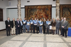 ENTREGA DE PREMIOS DE LA XXII OLIMPIADA DE FÍSICA, FASE ARAGONESA, EN IBERCAJA PATIO DE LA INFANTA