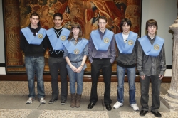 ENTREGA DE PREMIOS DE LA XXII OLIMPIADA DE FÍSICA, FASE ARAGONESA, EN IBERCAJA PATIO DE LA INFANTA