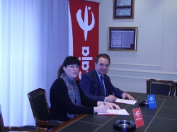 IBERCAJA FIRMA UN CONVENIO CON ASAPME EN HUESCA