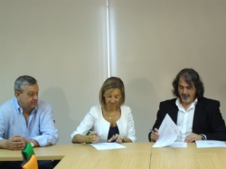 IBERCAJA FIRMA UN CONVENIO CON ADIPA