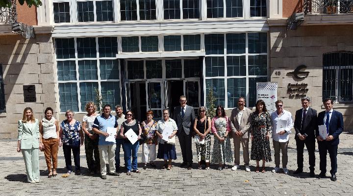 Firma de convenios sociales de Fundación Ibercaja con las entidades seleccionadas en La Rioja