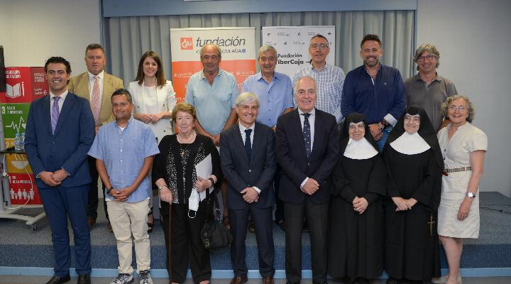 Firma de convenios sociales de Fundación Ibercaja y Fundación CAI con las entidades de Teruel y provincia