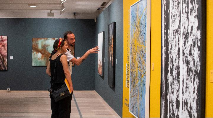 Exposición Premio Ibercaja de Pintura Joven 2022 en el Patio de la Infanta