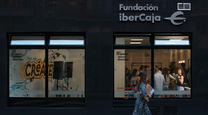 Community Wall del Espacio Joven Ibercaja