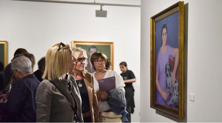 MARÍA CRUZ SARVISÉ Y SUS PERSONALES RETRATOS A LO LARGO DE 100 AÑOS, EN EL CENTRO IBERCAJA HUESCA