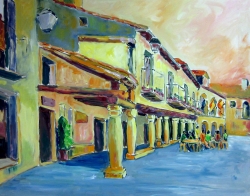 EXPOSICIÓN SOLIDARIA DE LOS ALUMNOS DE ARTES PLÁSTICAS EN IBERCAJA ACTUR