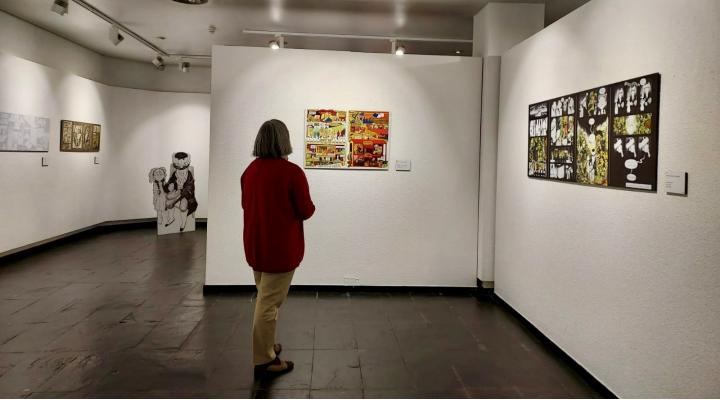 La exposición de cómic 