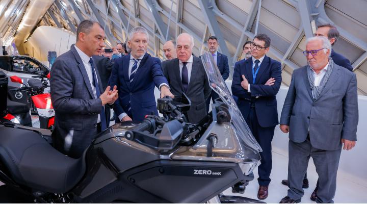 El ministro del Interior, Fernando Grande-Marlaska, clausuró ayer el Congreso en Mobility City.