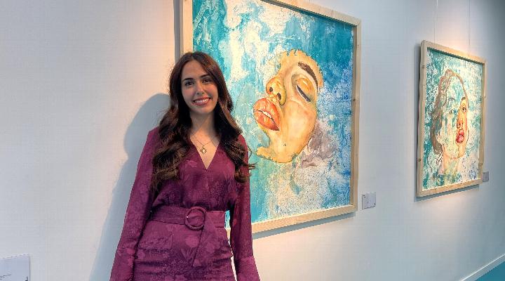 Exposición de Cristina Pellicer en el Espacio Joven de Fundación Ibercaja.