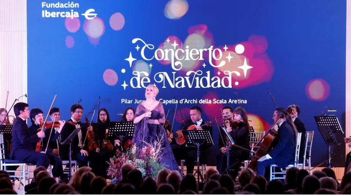 Concierto de Navidad de Fundación Ibercaja en el Patio de la Infanta.