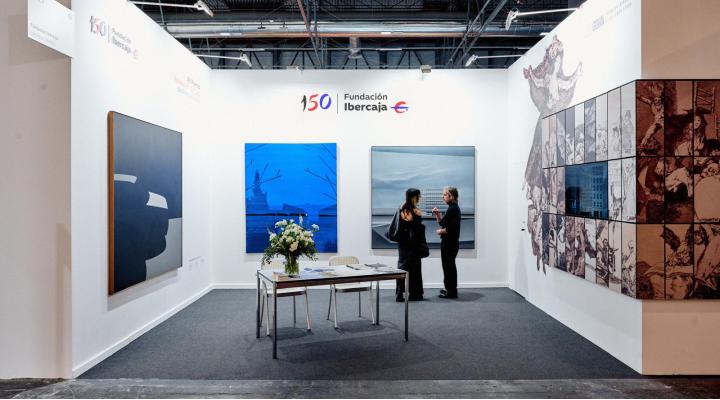 Espacio de Fundación Ibercaja en la Feria de Arte Contemporáneo, ARCO 2026.
