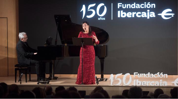 Concierto de Auxiliadora Toledano en Fundación Ibercaja Huesca.