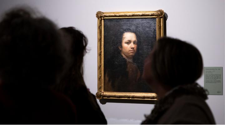 Autorretrato de Francisco de Goya.