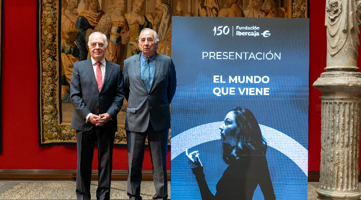 Presidente y director general de Fundación Iberca en la presentación Congreso El mundo que viene