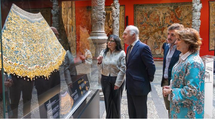 Fundación Ibercaja ofrecerá el manto a la Virgen del Pilar el próximo 28 de mayo, fecha de su 150 aniversario.
