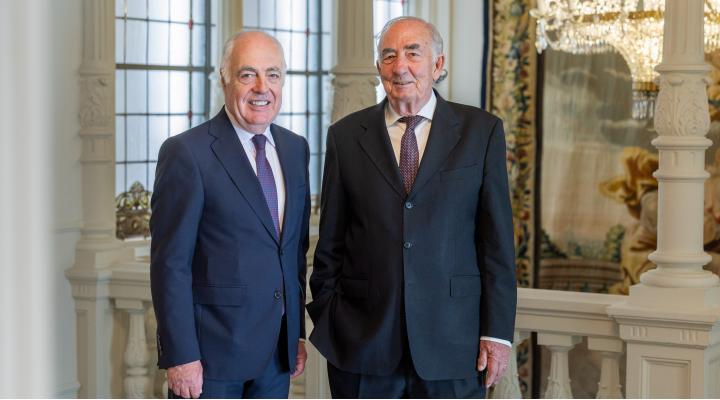 José Luis Rodrigo y Amado Franco, director general y presidente de Fundación Ibercaja.