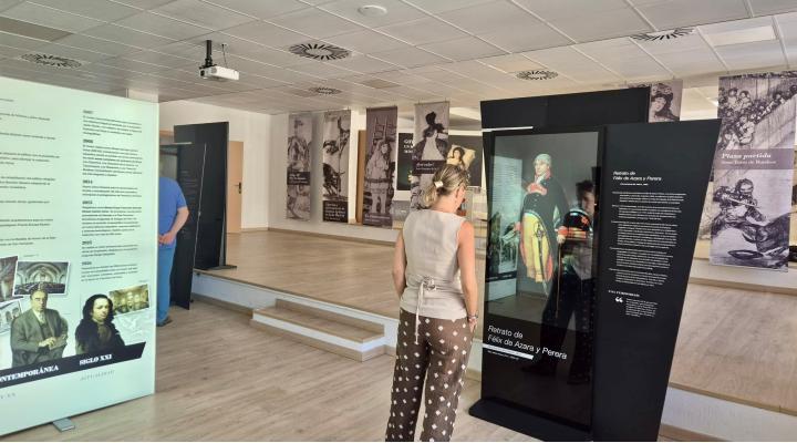 La muestra puede visitarse en la localidad turolense hasta el próximo 22 de julio.
