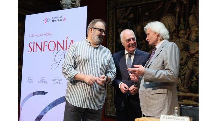 Presentación de la Sinfonía Goya en el Patio de la Infanta.