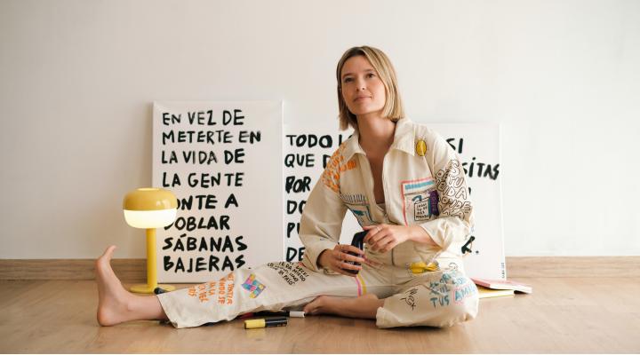La artista sevillana Alba Lez realizará una actividad en Fundación Ibercaja La Rioja.