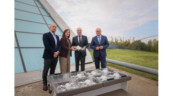 Presentación del espectáculo de drones 