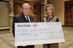 EL BANCO DE ALIMENTOS RECIBE LA AYUDA DE IBERCAJA