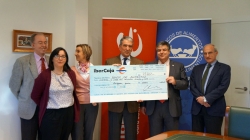 IBERCAJA ENTREGA A FESBAL LA RECAUDACIÓN DE LA CAMPAÑA DE NAVIDAD SOLIDARIA