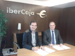 IBERCAJA FIRMA UN CONVENIO CON NIPACE GUADALAJARA