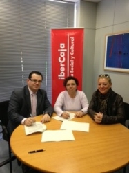 IBERCAJA FIRMA UN CONVENIO CON LAS ASOCIACIÓN 