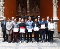 ENTREGA DE PREMIOS DE LAS OLIMPIADAS DE GEOGRAFÍA, FASE ARAGONESA