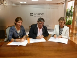 Convenio de las Fundaciones de Ibercaja y Caja Inmaculada con Aldeas Infantiles Aragón