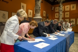FIRMA DE CONVENIOS SOCIALES DE FUNDACIÓN IBERCAJA Y FUNDACIÓN CAI CON LAS ASOCIACIONES DE ZARAGOZA