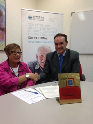 LA OBRA SOCIAL DE IBERCAJA COLABORA CON LA ASOCIACIÓN DE ALZHEIMER Y OTRAS DEMENCIAS DE OURENSE