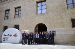 REUNIÓN DEL PATRONATO DE LA FUNDACIÓN BANCARIA IBERCAJA EN EL CENTRO IBERCAJA HUESCA