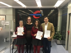 ENTREGA DE PREMIOS  DEL CONCURSO IBERCAJA REPORTEROS EN LA RED