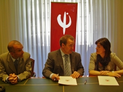 FIRMA DE CONVENIO DE COLABORACIÓN DE IBERCAJA CON  ASAPME