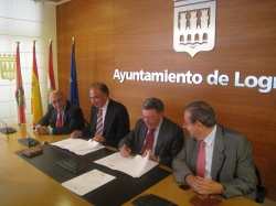 IBERCAJA FIRMA UN CONVENIO DE COLABORACIÓN CON EL AYUNTAMIENTO DE LOGROÑO