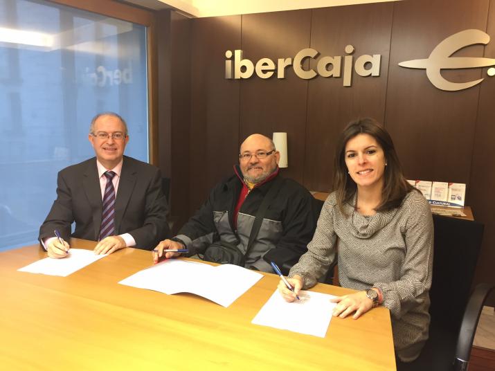 FIRMA DE CONVENIO DE IBERCAJA CON ADISFIGU GUADALAJARA