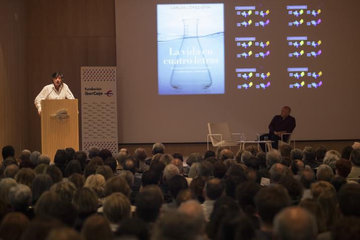  CONFERENCIA DE CARLOS LÓPEZ-OTÍN, EN EL FORO IBERCAJA