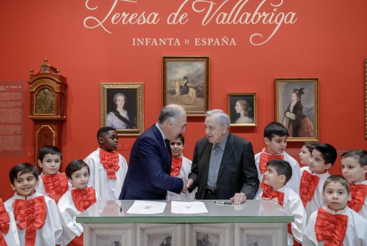 FIRMA DE CONVENIO DE FUNDACIÓN IBERCAJA CON EL CABILDO METROPOLITANO DE ZARAGOZA