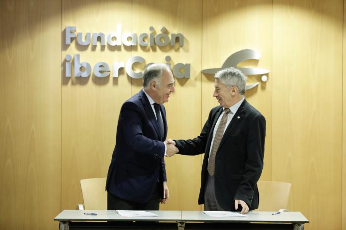 FIRMA DE CONVENIO DE FUNDACIÓN IBERCAJA Y FUNDACIÓN CEPYME ARAGÓN