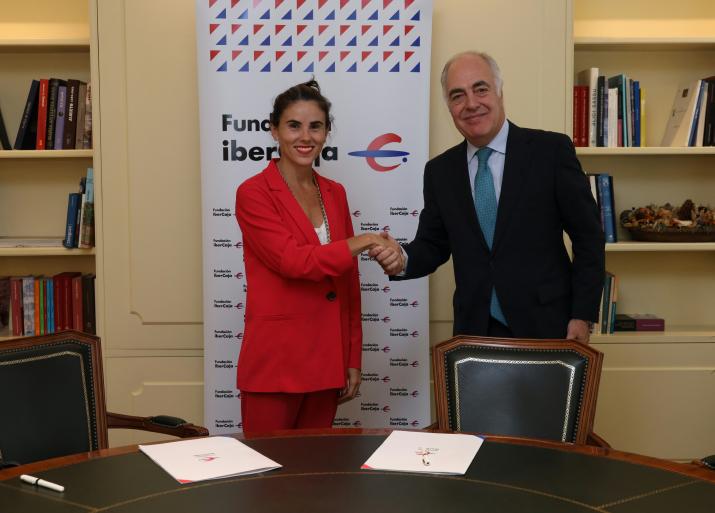FIRMA DE CONVENIO DE FUNDACIÓN IBERCAJA Y  LA JOVEN ORQUESTA Y CORO DE MADRID (JORCAM)