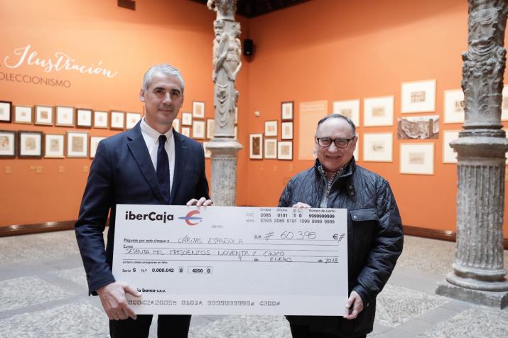  FUNDACIÓN IBERCAJA ENTREGA LA RECAUDACIÓN DE LA CAMPAÑA DE NAVIDAD A CÁRITAS