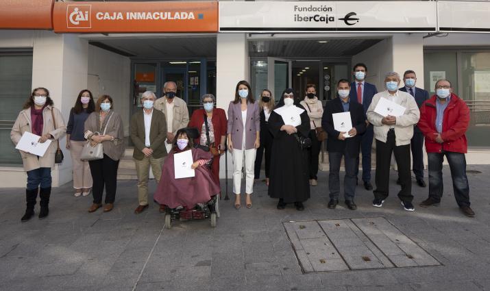 Entrega de los convenios sociales de Fundación Ibercaja y Fundación CAI en Teruel
